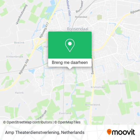 Amp Theaterdienstverlening kaart