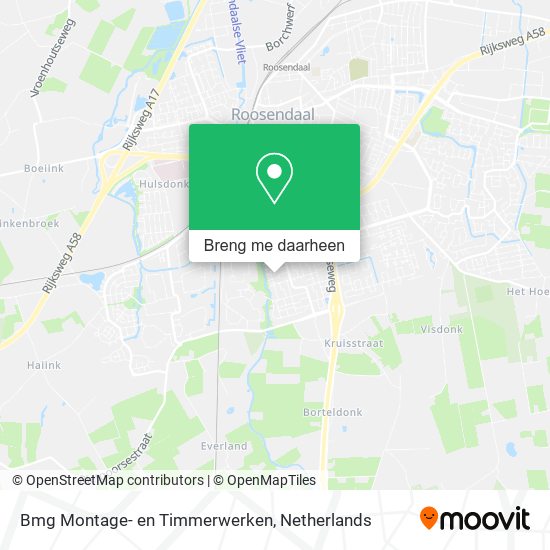 Bmg Montage- en Timmerwerken kaart