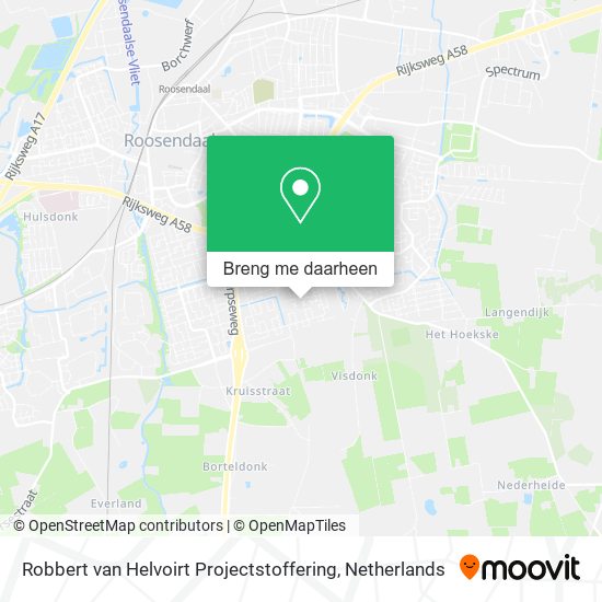 Robbert van Helvoirt Projectstoffering kaart