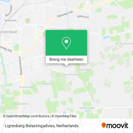 Ligtenberg Belastingadvies kaart