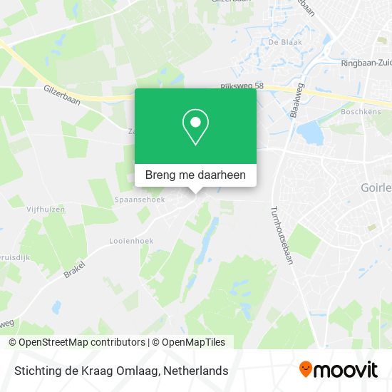 Stichting de Kraag Omlaag kaart