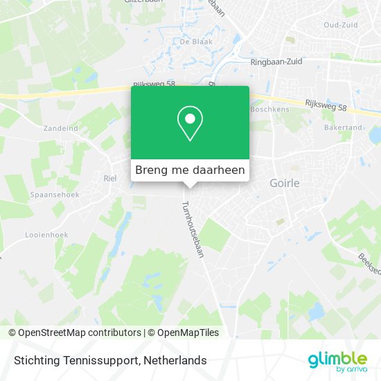 Stichting Tennissupport kaart