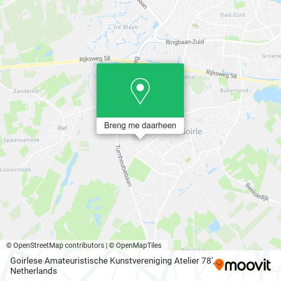 Goirlese Amateuristische Kunstvereniging Atelier 78' kaart