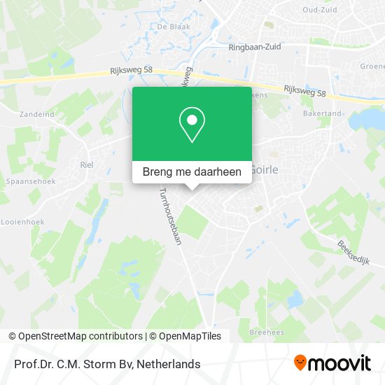 Prof.Dr. C.M. Storm Bv kaart
