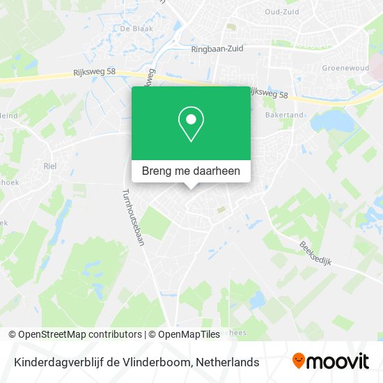 Kinderdagverblijf de Vlinderboom kaart