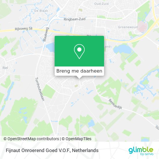 Fijnaut Onroerend Goed V.O.F. kaart