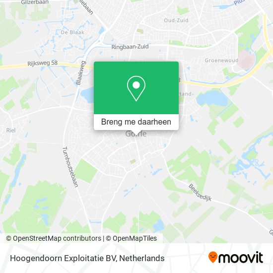 Hoogendoorn Exploitatie BV kaart