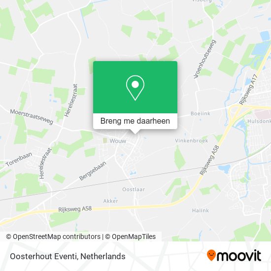 Oosterhout Eventi kaart