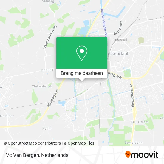 Vc Van Bergen kaart