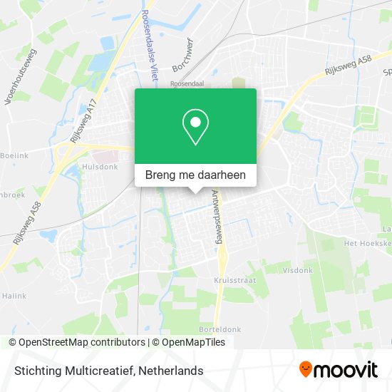 Stichting Multicreatief kaart
