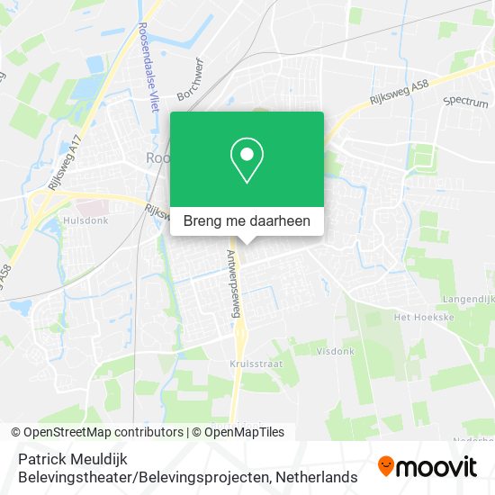 Patrick Meuldijk Belevingstheater / Belevingsprojecten kaart