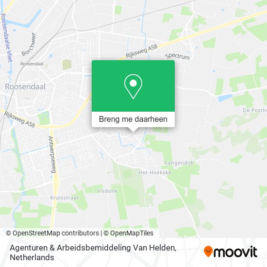 Agenturen & Arbeidsbemiddeling Van Helden kaart