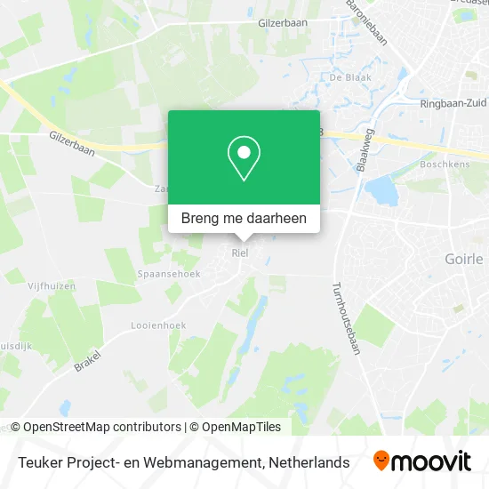 Teuker Project- en Webmanagement kaart