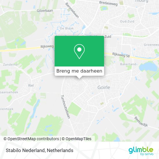 Stabilo Nederland kaart