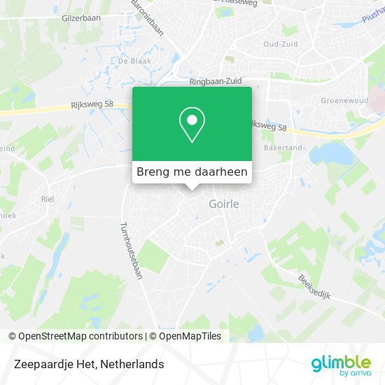 Zeepaardje Het kaart