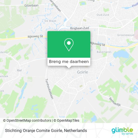 Stichting Oranje Comite Goirle kaart