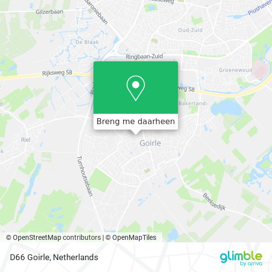 D66 Goirle kaart