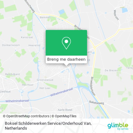 Boksel Schilderwerken Service / Onderhoud Van kaart