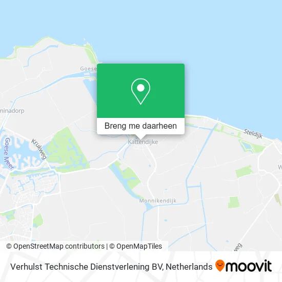 Verhulst Technische Dienstverlening BV kaart