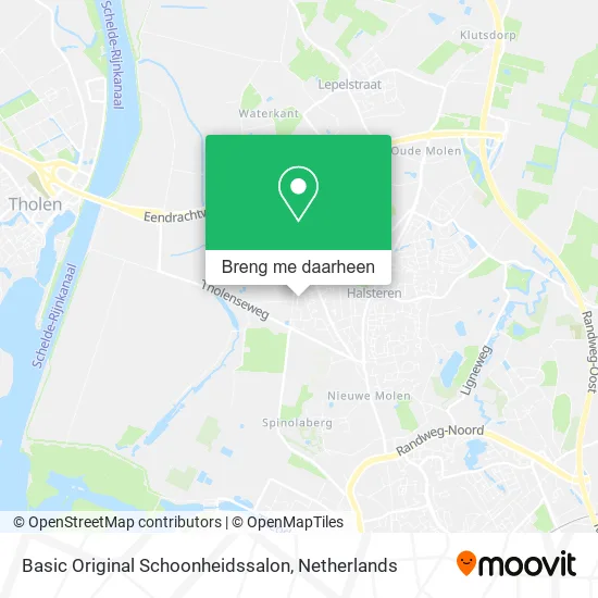 Basic Original Schoonheidssalon kaart