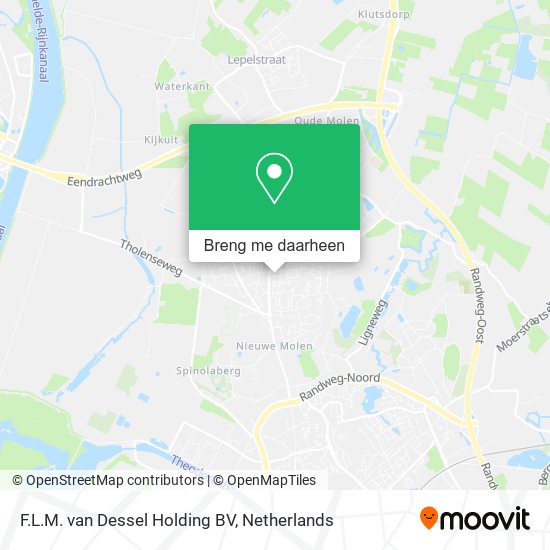 F.L.M. van Dessel Holding BV kaart