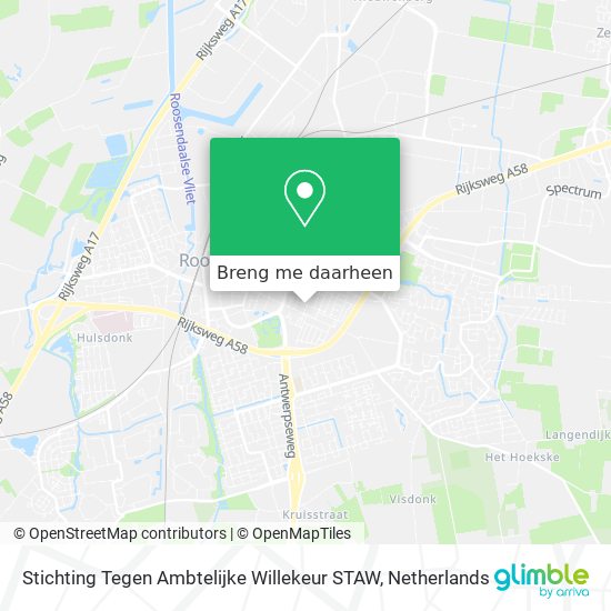 Stichting Tegen Ambtelijke Willekeur STAW kaart