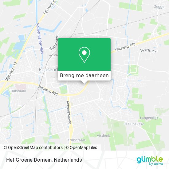 Het Groene Domein kaart