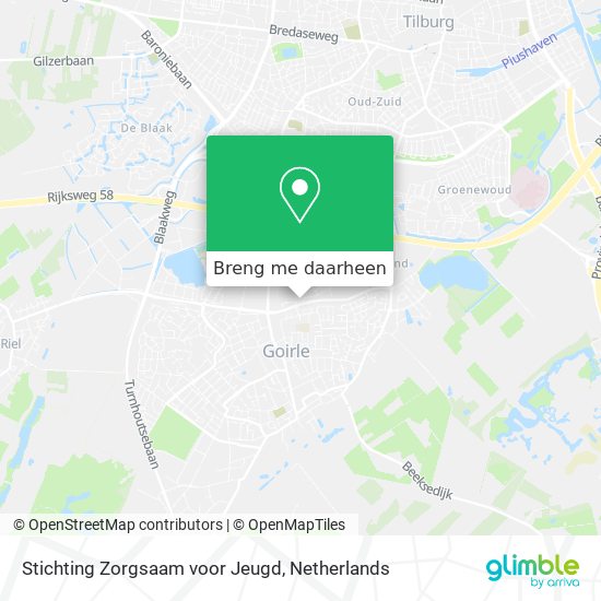 Stichting Zorgsaam voor Jeugd kaart