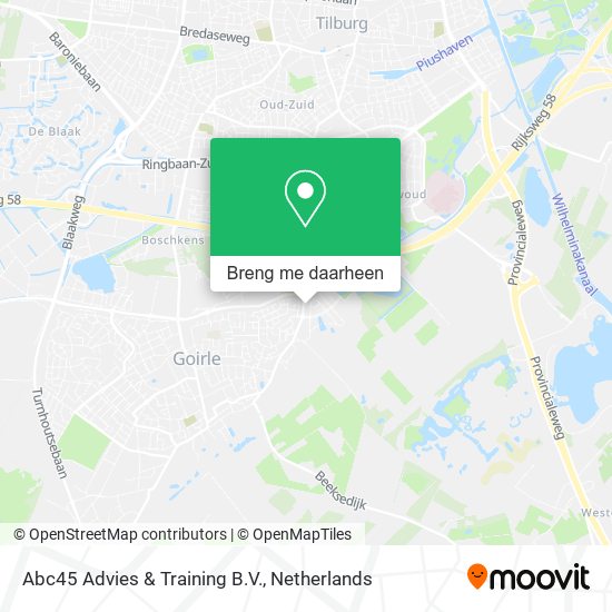 Abc45 Advies & Training B.V. kaart