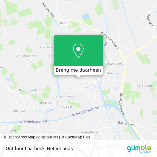 Outdoor Laarbeek kaart