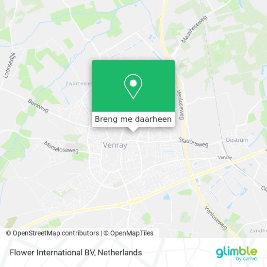 Flower International BV kaart