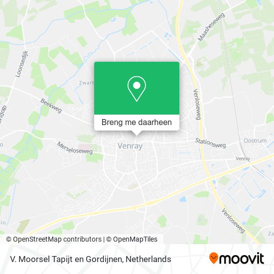 V. Moorsel Tapijt en Gordijnen kaart