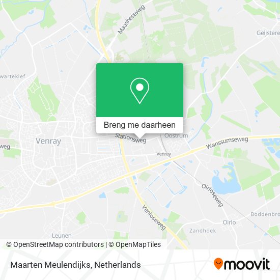 Maarten Meulendijks kaart