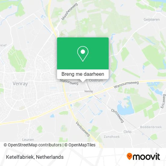 Ketelfabriek kaart