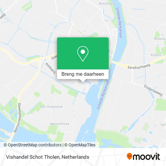 Vishandel Schot Tholen kaart