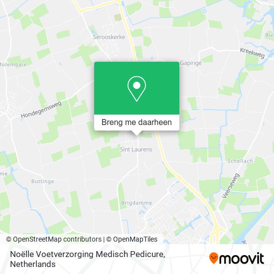 Noëlle Voetverzorging Medisch Pedicure kaart