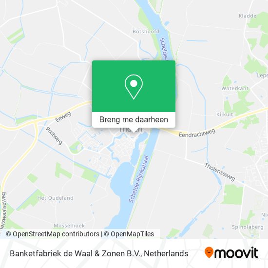 Banketfabriek de Waal & Zonen B.V. kaart