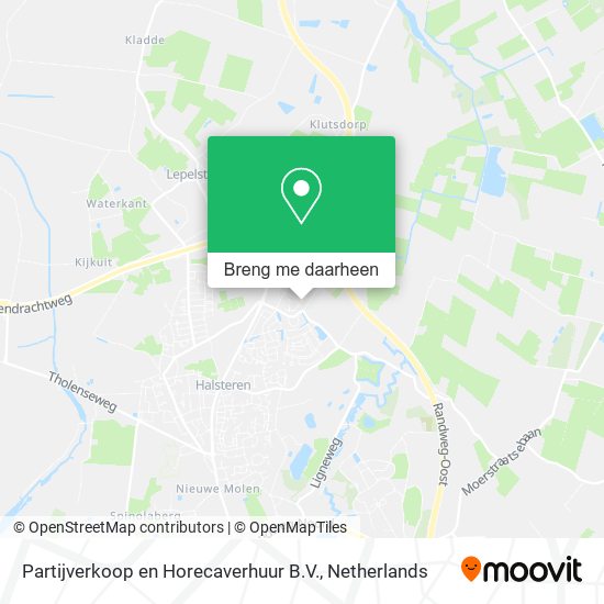 Partijverkoop en Horecaverhuur B.V. kaart