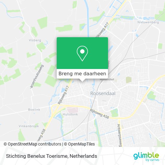 Stichting Benelux Toerisme kaart