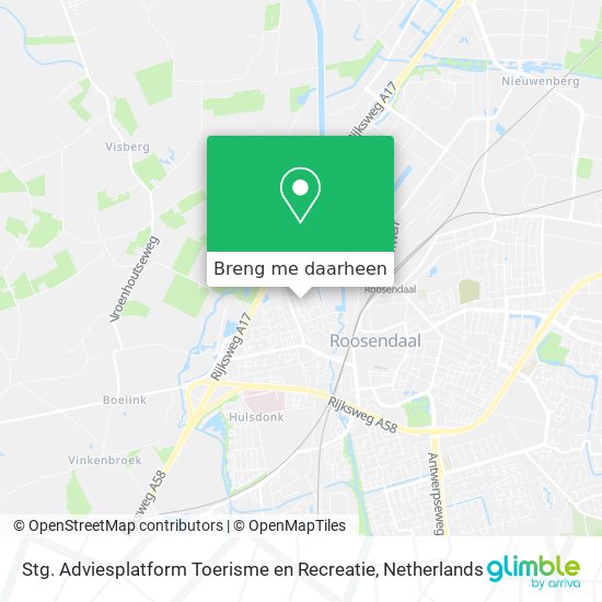 Stg. Adviesplatform Toerisme en Recreatie kaart