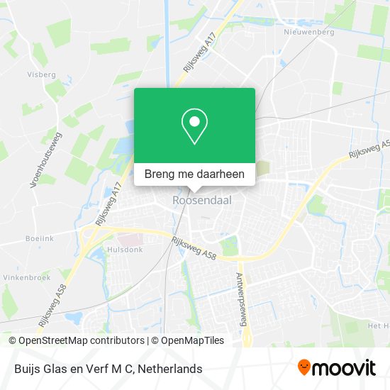 Buijs Glas en Verf M C kaart
