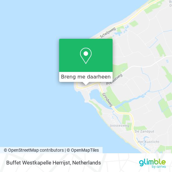 Buffet Westkapelle Herrijst kaart