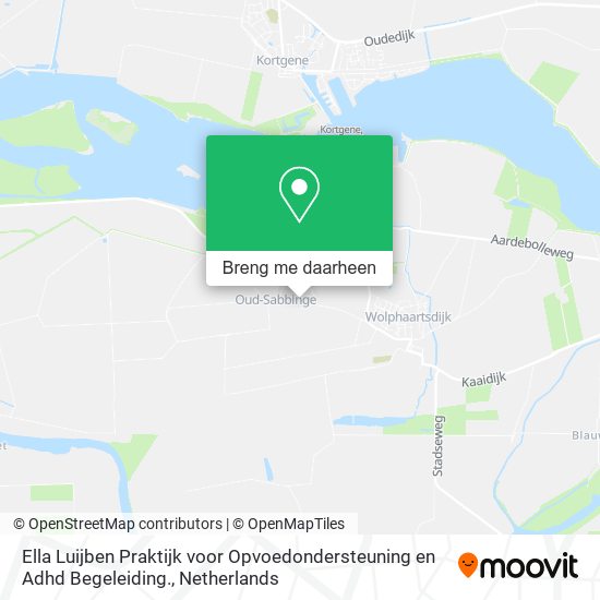 Ella Luijben Praktijk voor Opvoedondersteuning en Adhd Begeleiding. kaart