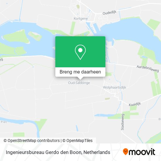 Ingenieursbureau Gerdo den Boon kaart
