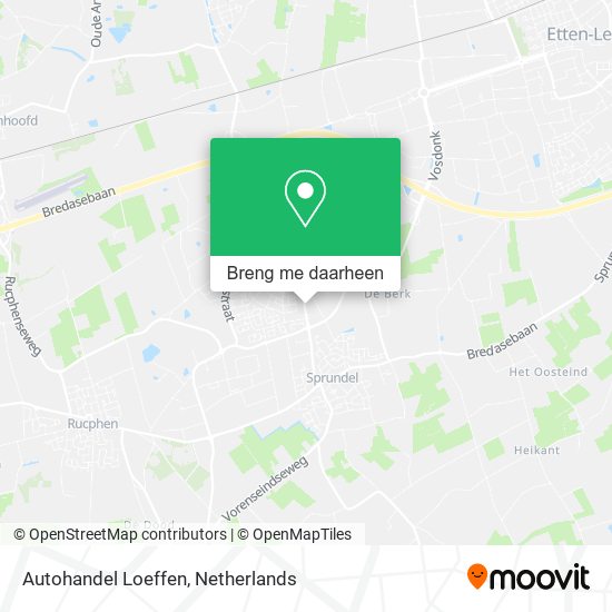 Autohandel Loeffen kaart