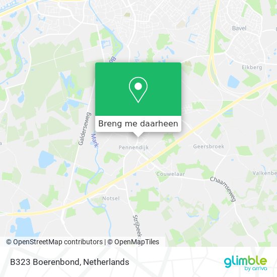 B323 Boerenbond kaart