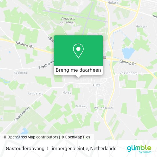 Gastouderopvang 't Limbergenpleintje kaart