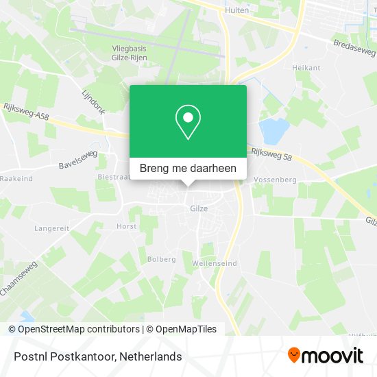 Postnl Postkantoor kaart