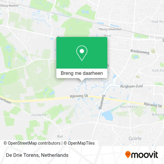 De Drie Torens kaart