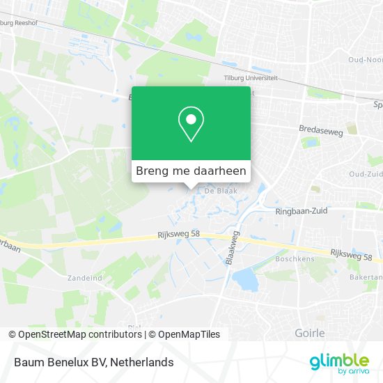 Baum Benelux BV kaart